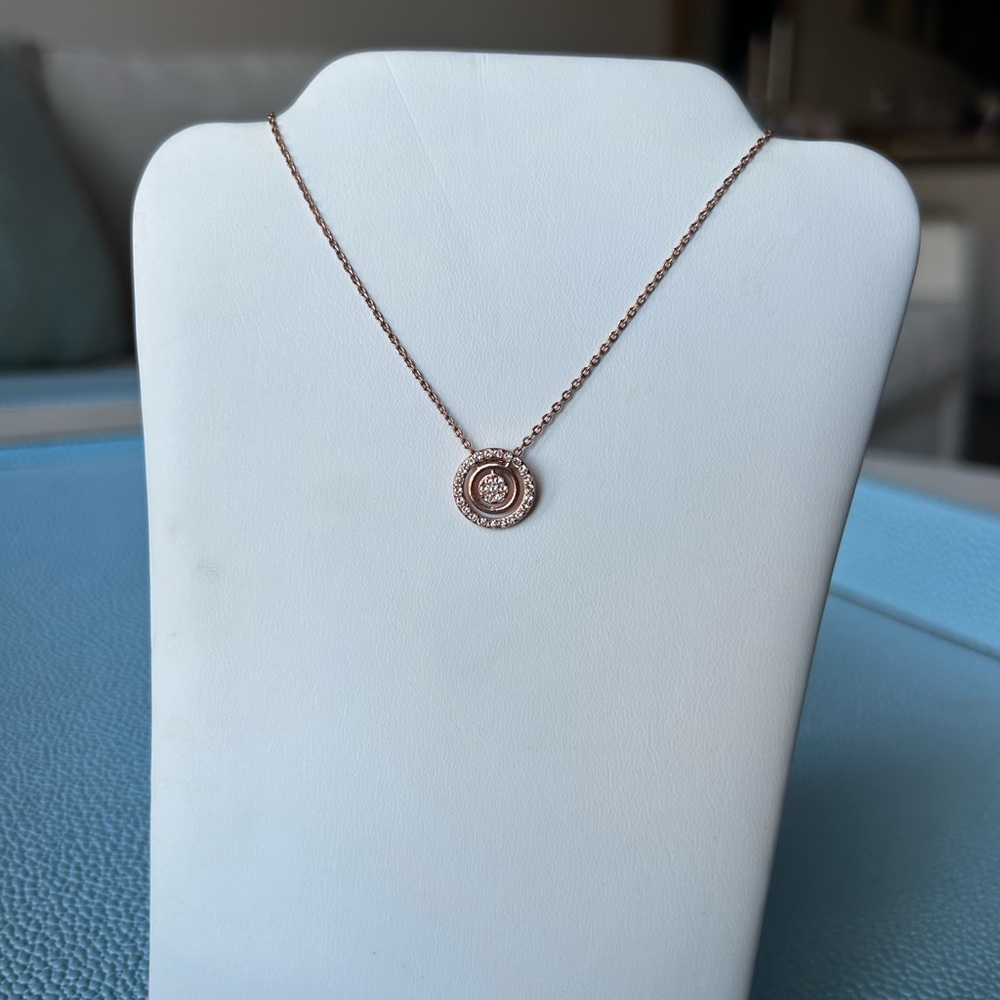 Touchstone crystal by Swarovski circlet necklace